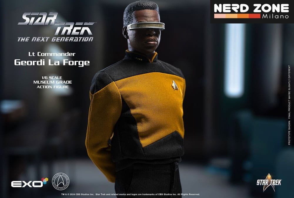 EXO-6 - Star Trek: The Next Generation Action Figure 1/6 Lt. Commander Geordi La Forge (Essentials Version) 28 cm