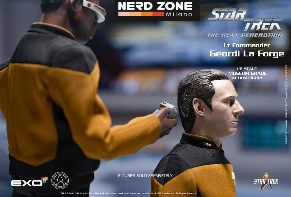 EXO-6 - Star Trek: The Next Generation Action Figure 1/6 Lt. Commander Geordi La Forge (Essentials Version) 28 cm