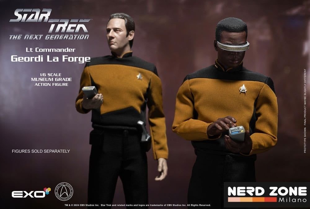 EXO-6 - Star Trek: The Next Generation Action Figure 1/6 Lt. Commander Geordi La Forge (Essentials Version) 28 cm