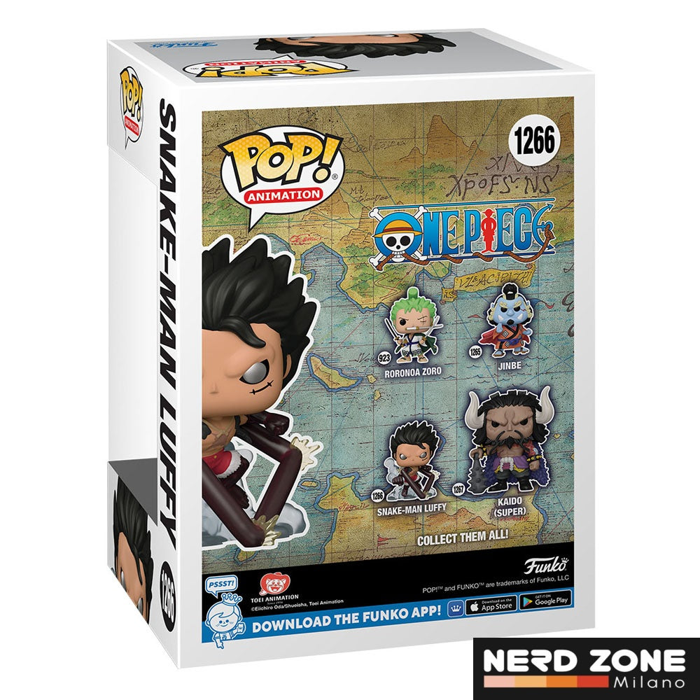 FUNKO POP - One Piece POP! Television Vinyl Figure Snake-Man Luffy 9 cm