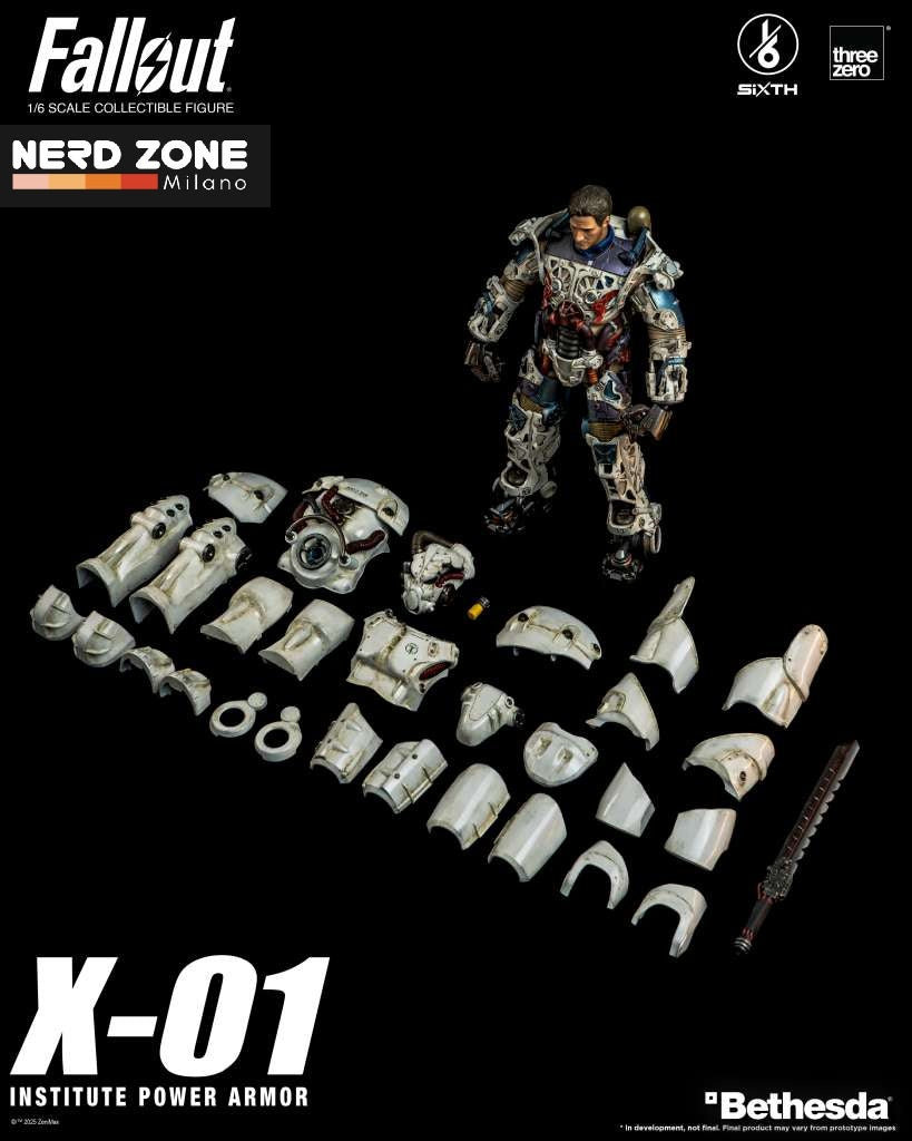 THREEZERO - FALLOUT - X-01 Institute Power Armor 1/6 Af