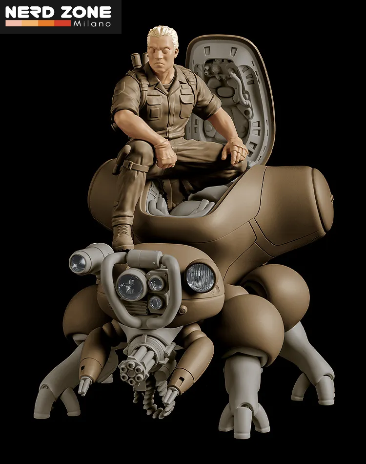 PRE ORDINE - MAX FACTORY - Ghost In The Shell Manga Mf-95 Batou Fuchikoma Mk