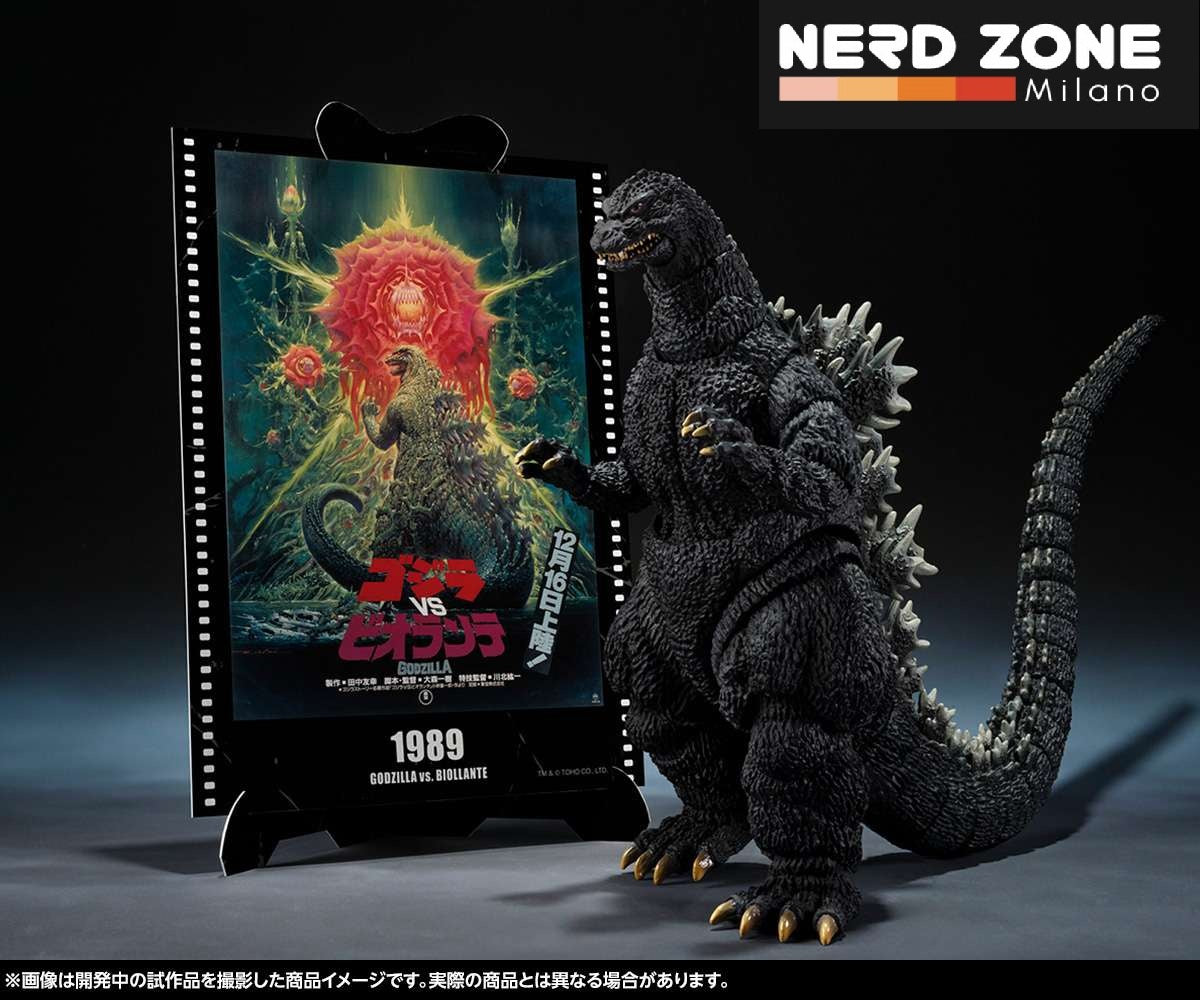 BANDAI S.H.MONSTERARTS - Godzilla 1989 "Godzilla Vs. Biollante" Movie Graphic Plus S.H.Monsterats
