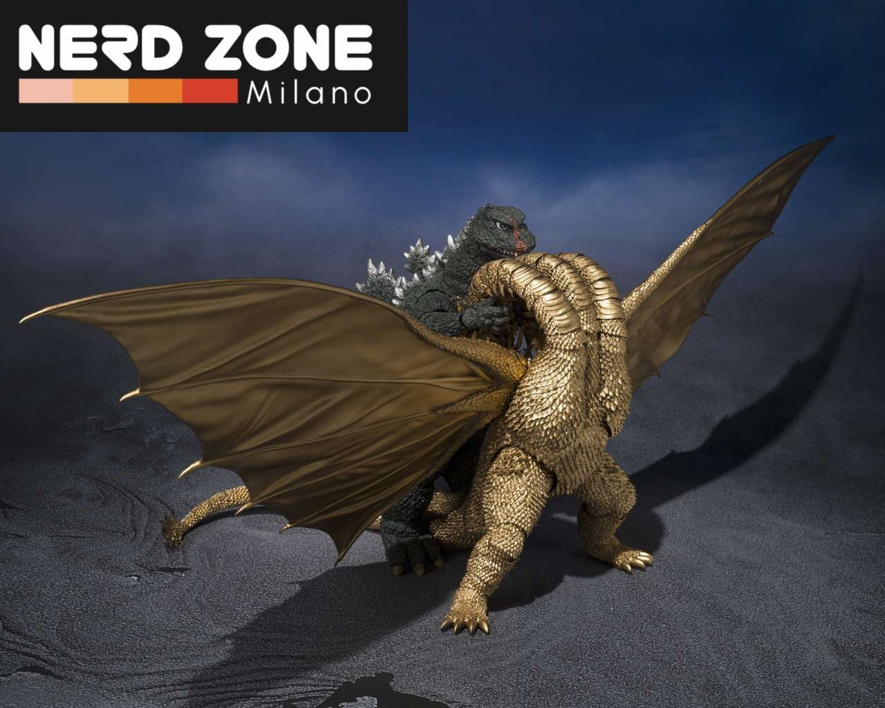 BANDAI S.H.MONSTERARTS - Godzilla King Ghidorah 1972 S.H.Monsterarts