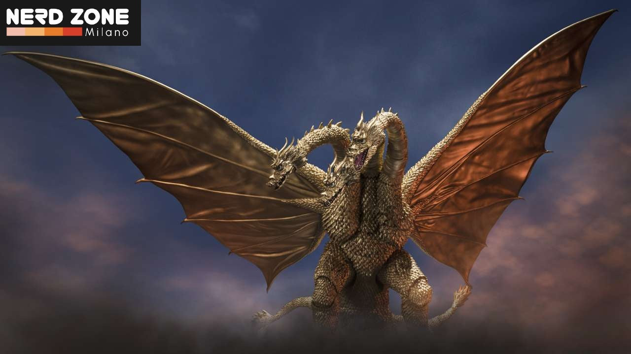 BANDAI S.H.MONSTERARTS - Godzilla King Ghidorah 1972 S.H.Monsterarts