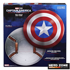 HASBRO - Captain America: Brave New World Marvel Legends Premium Role-Play Shield 60 cm