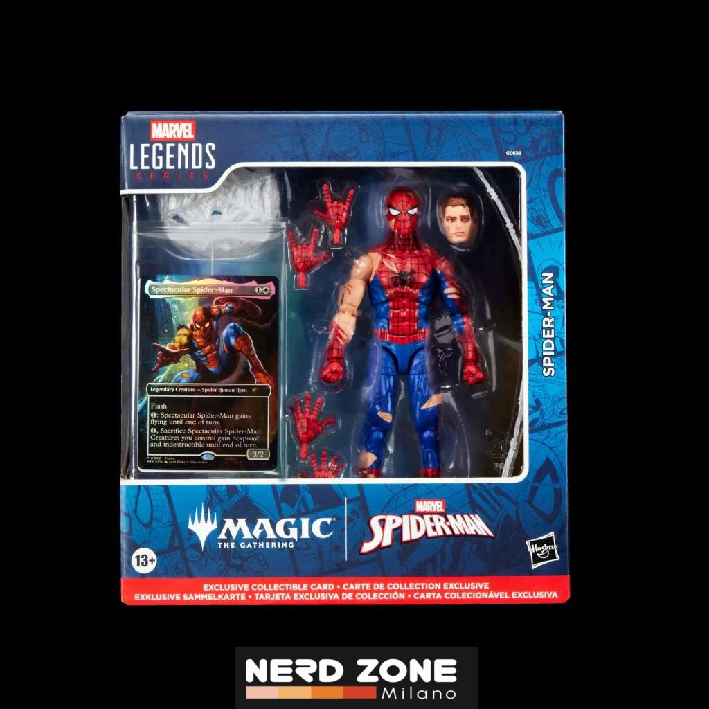 HASBRO - Marvel Legends Magic The Gathering Battle-Damaged Spider-Man Action Figure
