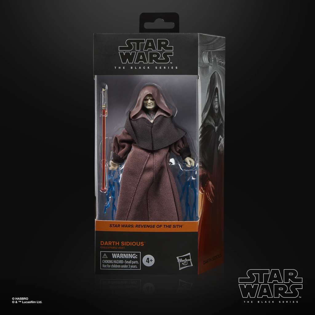 HASBRO - STAR WARS Black Series Revenge Of The Sith Darth Sidious Action Figure