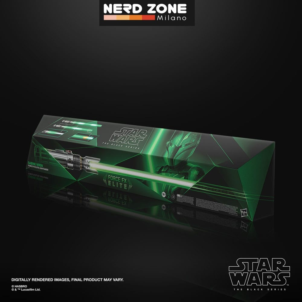 HASBRO - Star Wars: Ahsoka Black Series Replica Force FX Elite Lightsaber Sabine Wren