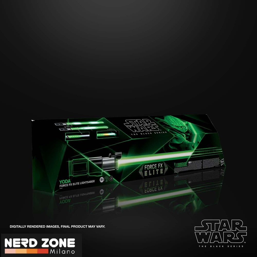 HASBRO - Star Wars Black Series Replica Force FX Elite Lightsaber Yoda
