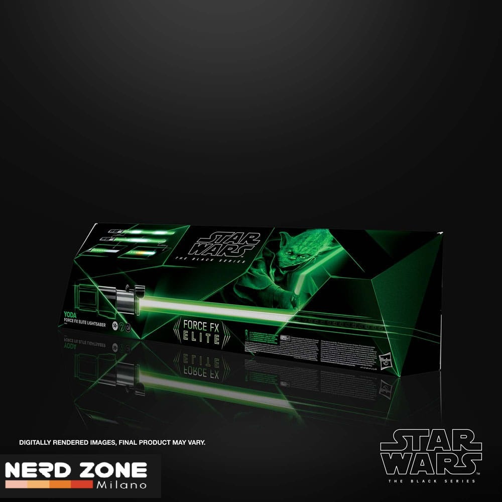 HASBRO - Star Wars Black Series Replica Force FX Elite Lightsaber Yoda