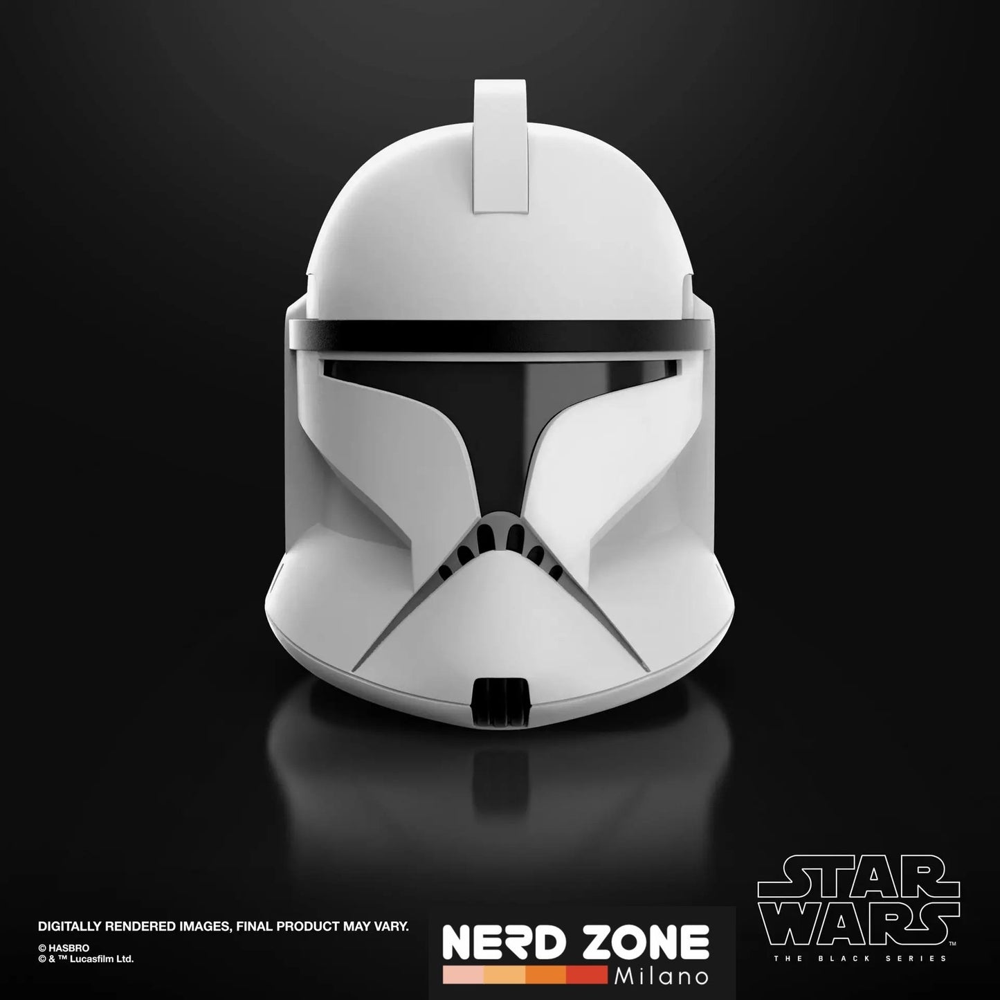 PRE ORDINE - HASBRO - Star Wars Episode II Black Series Electronic Helmet Phase I Clone Trooper