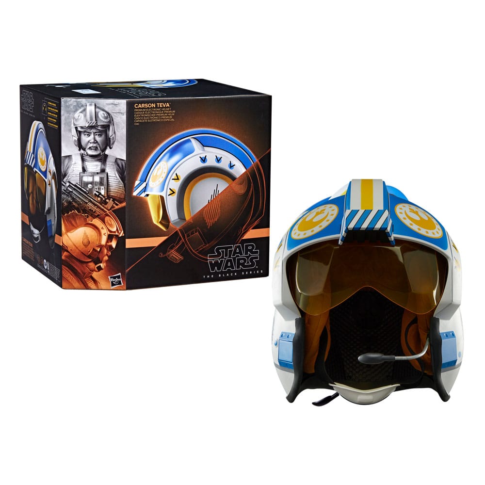 HASBRO - Star Wars: The Mandalorian Black Series Electronic Helmet Carson Teva