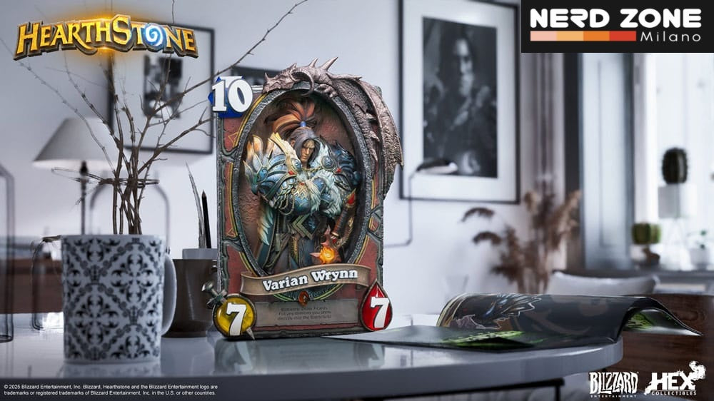 HEX COLLECTIBLES - Hearthstone 3D Art Frame Statue Varian Wrynn 31 cm