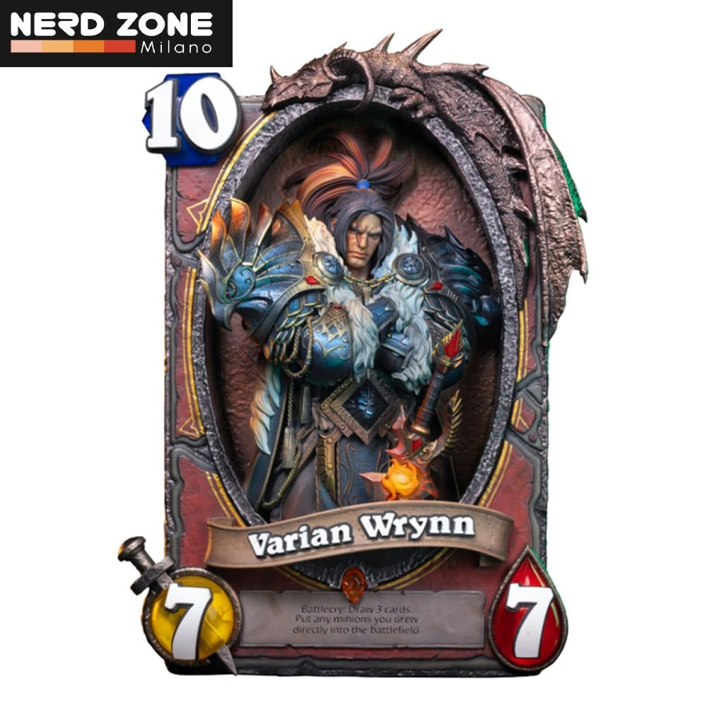 HEX COLLECTIBLES - Hearthstone 3D Art Frame Statue Varian Wrynn 31 cm