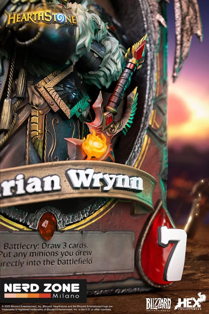 HEX COLLECTIBLES - Hearthstone 3D Art Frame Statue Varian Wrynn 31 cm