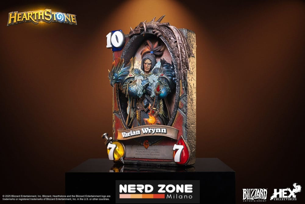 HEX COLLECTIBLES - Hearthstone 3D Art Frame Statue Varian Wrynn 31 cm