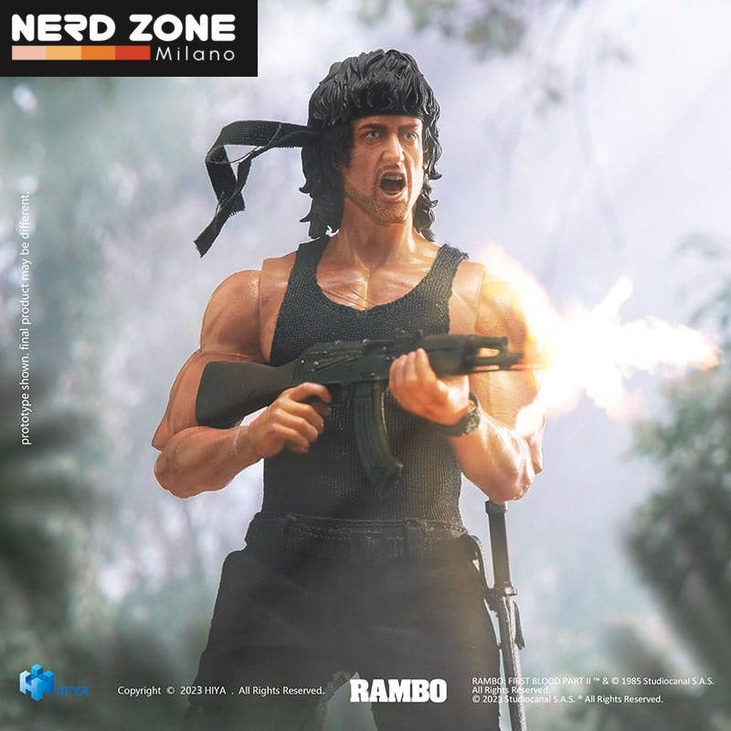HIYA - First Blood II Exquisite Super Series Actionfigur 1/12 First Blood II John Rambo 16 cm