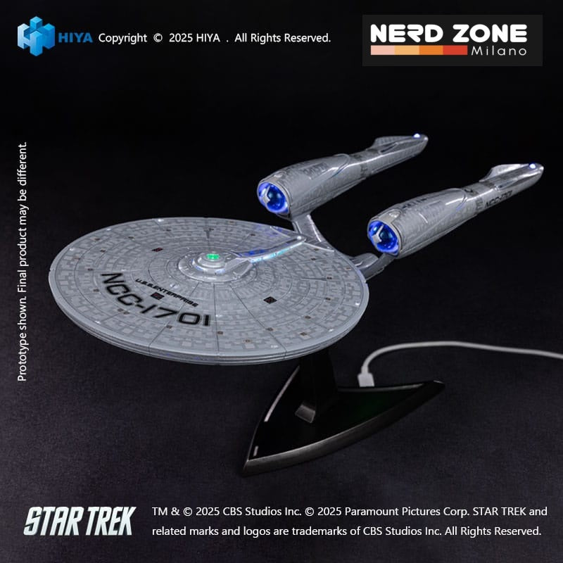 HIYA - Star Trek 2009 Replicaart Series Replica Light Up Starship SS Enterprise NCC-1701 38 cm