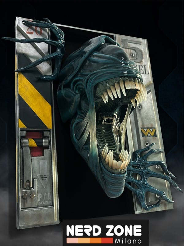 HOLLYWOOD COLLECTIBLES - Aliens Wall Sculpture 1/2 Alien Queen 51 x 41 x 25 cm