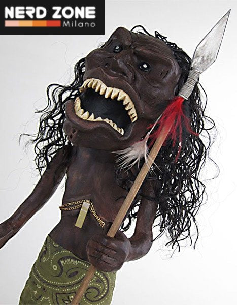 HOLLYWOOD COLLECTIBLES - Trilogy of Terror Statue Zuni Warrior 38 cm