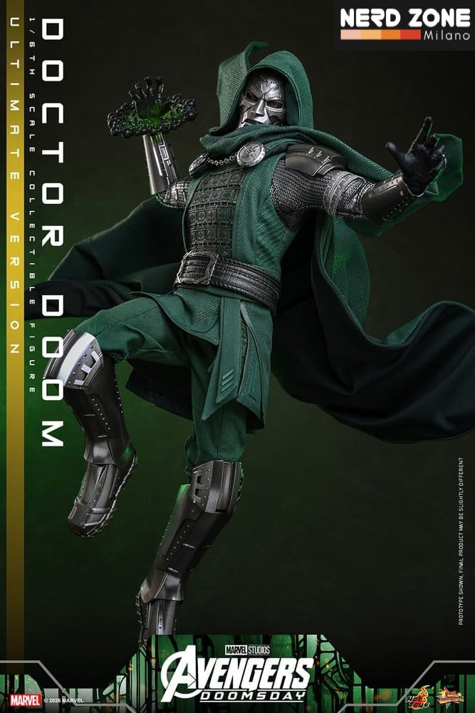 PRE ORDINE HOT TOYS - Avengers: Doomsday Movie Masterpiece Action Figure 1/6 Doctor Doom (Ultimate Version) 31 cm
