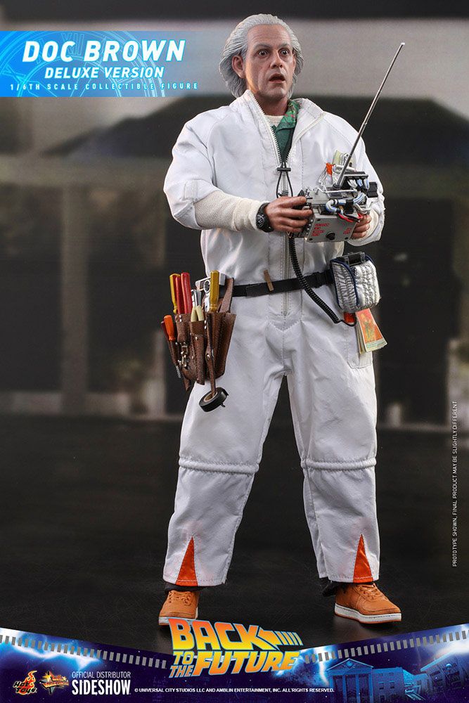 HOT TOYS - Back To The Future - Doc Brown (Deluxe Version) Action Figure 1/6 30 cm MMS610