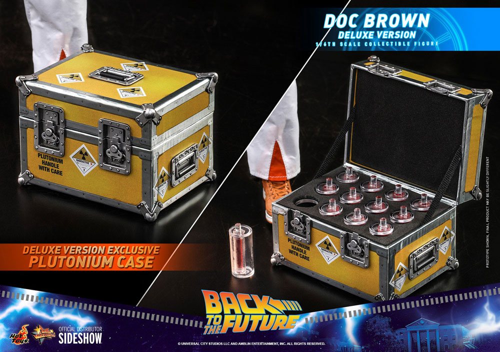HOT TOYS - Back To The Future - Doc Brown (Deluxe Version) Action Figure 1/6 30 cm MMS610