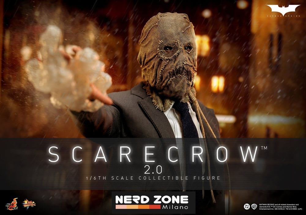 HOT TOYS - Batman Begins Movie Masterpiece Action Figure 1/6 Scarecrow 2.0 30 cm
