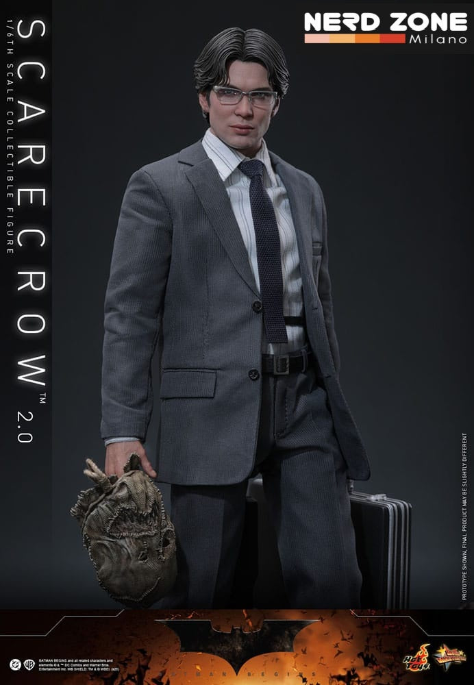 HOT TOYS - Batman Begins Movie Masterpiece Action Figure 1/6 Scarecrow 2.0 30 cm