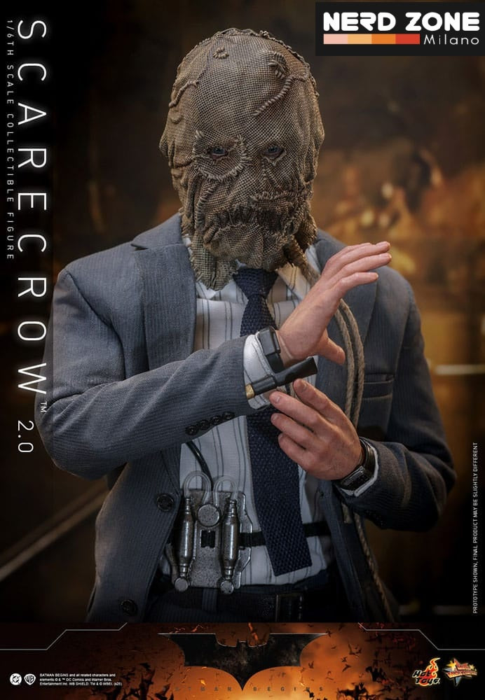 HOT TOYS - Batman Begins Movie Masterpiece Action Figure 1/6 Scarecrow 2.0 30 cm