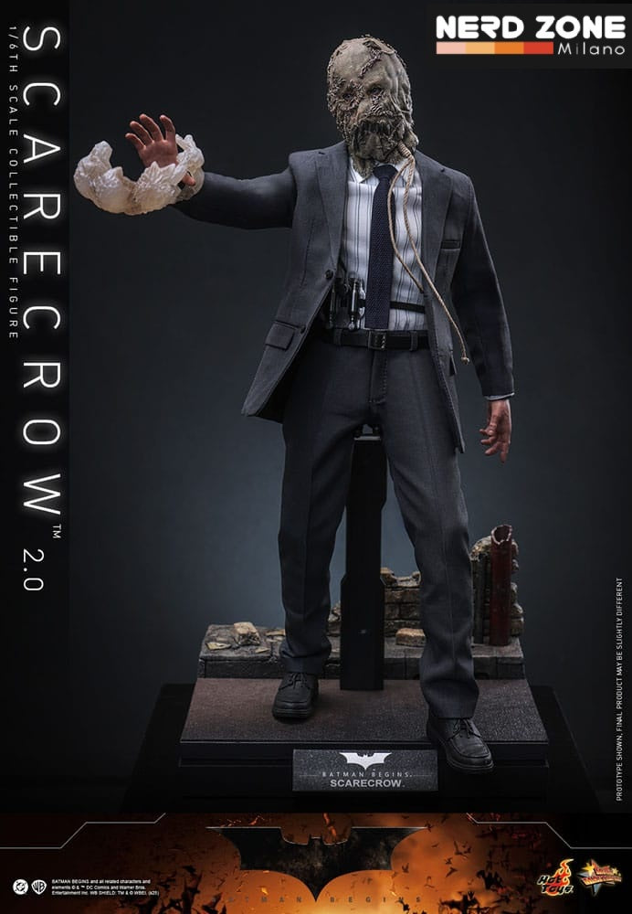 HOT TOYS - Batman Begins Movie Masterpiece Action Figure 1/6 Scarecrow 2.0 30 cm