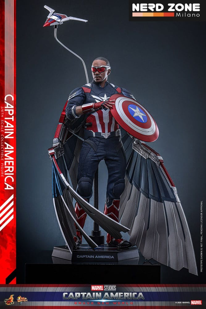 HOT TOYS - Captain America: Brave New World Movie Masterpiece Action Figure 1/6 Captain America 30 cm