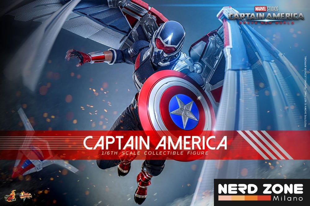 HOT TOYS - Captain America: Brave New World Movie Masterpiece Action Figure 1/6 Captain America 30 cm