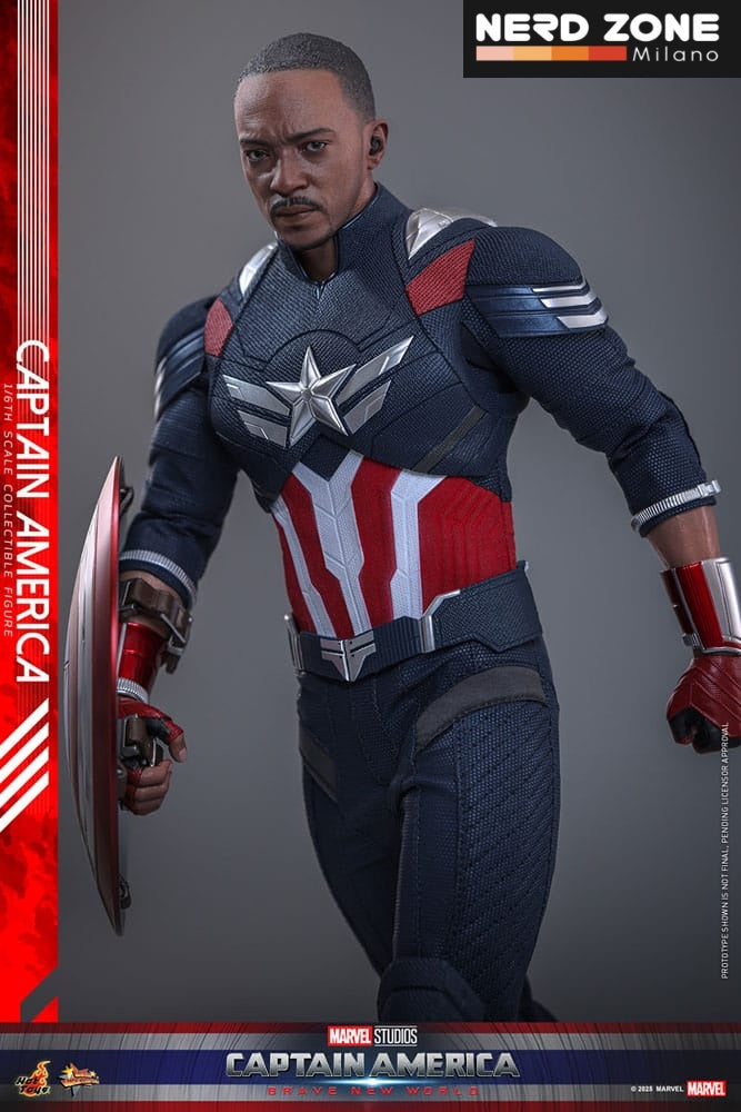 HOT TOYS - Captain America: Brave New World Movie Masterpiece Action Figure 1/6 Captain America 30 cm