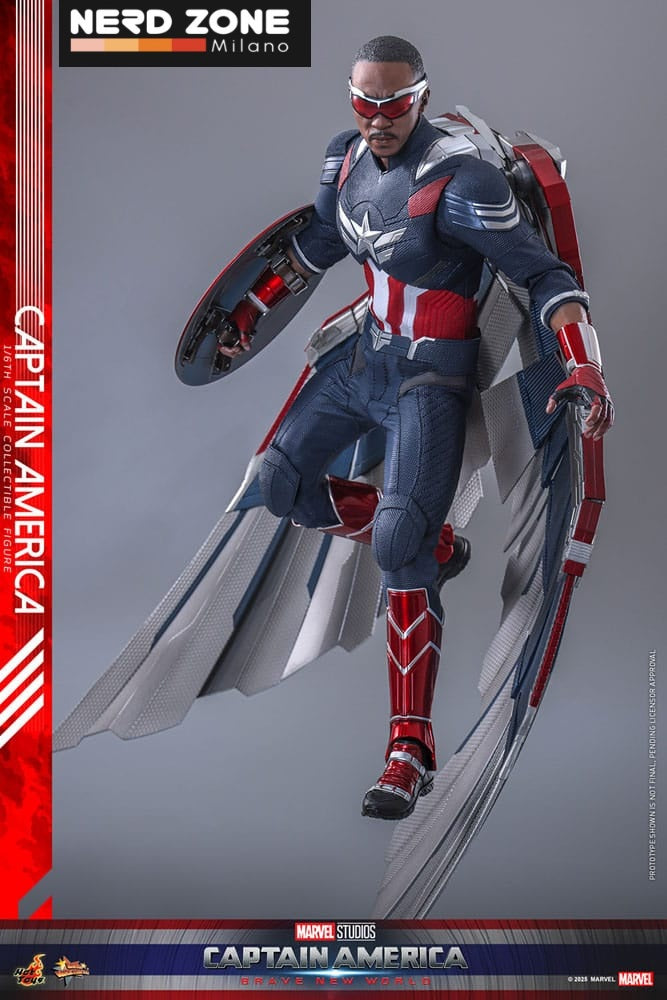 HOT TOYS - Captain America: Brave New World Movie Masterpiece Action Figure 1/6 Captain America 30 cm