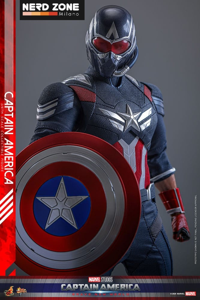 HOT TOYS - Captain America: Brave New World Movie Masterpiece Action Figure 1/6 Captain America 30 cm