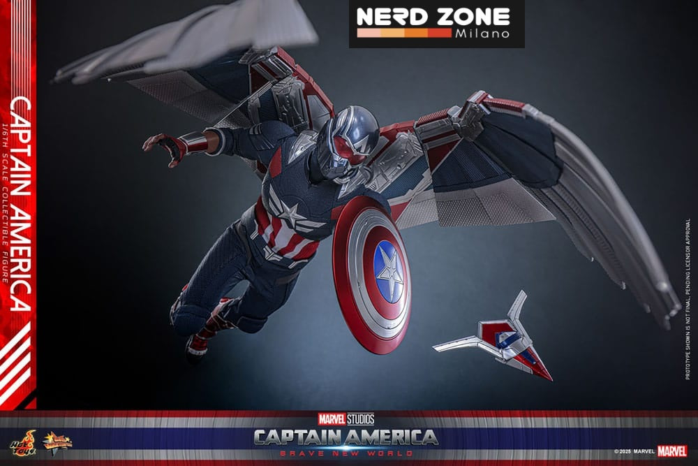 HOT TOYS - Captain America: Brave New World Movie Masterpiece Action Figure 1/6 Captain America 30 cm