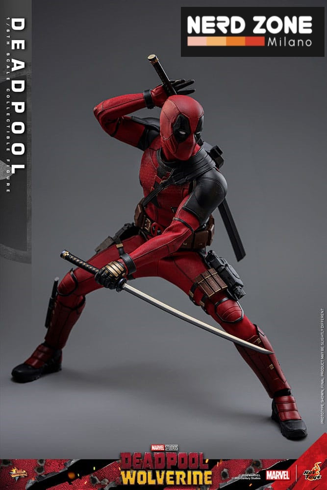 HOT TOYS - Deadpool & Wolverine Movie Masterpiece Action Figure 1/6 Deadpool 31 cm (MMS746)