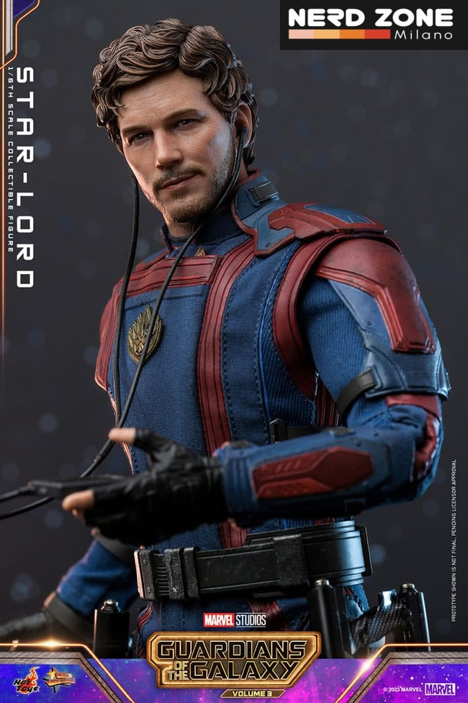 HOT TOYS - Guardians of the Galaxy Vol. 3 Movie Masterpiece Action Figure 1/6 Star-Lord 31 cm