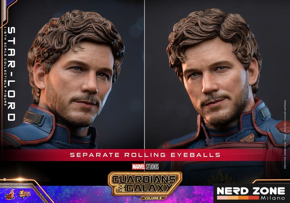 HOT TOYS - Guardians of the Galaxy Vol. 3 Movie Masterpiece Action Figure 1/6 Star-Lord 31 cm