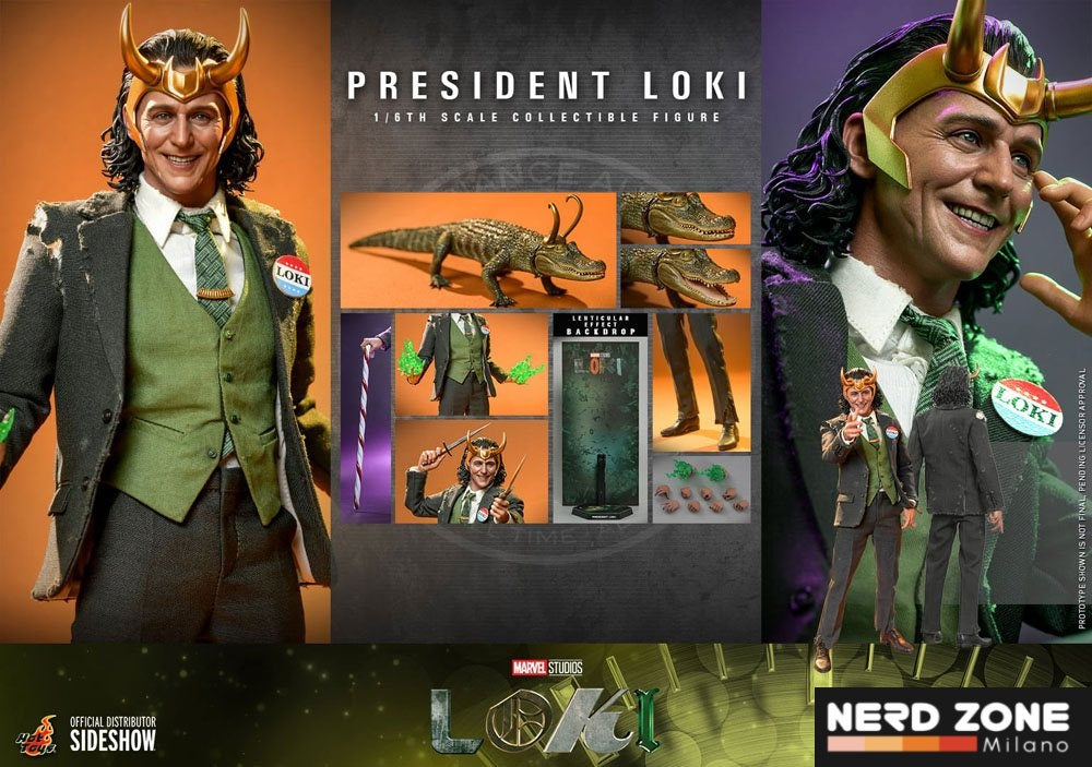 HOT TOYS - Loki Action Figure 1/6 President Loki 31 cm