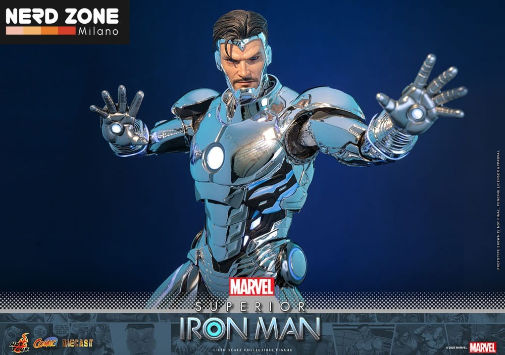 HOT TOYS - Marvel Comic Diecast Masterpiece Action Figure 1/6 Superior Iron Man 32 cm
