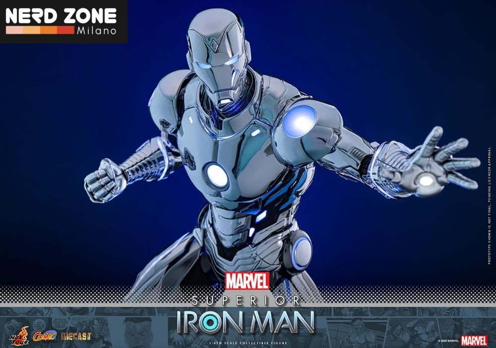 HOT TOYS - Marvel Comic Diecast Masterpiece Action Figure 1/6 Superior Iron Man 32 cm