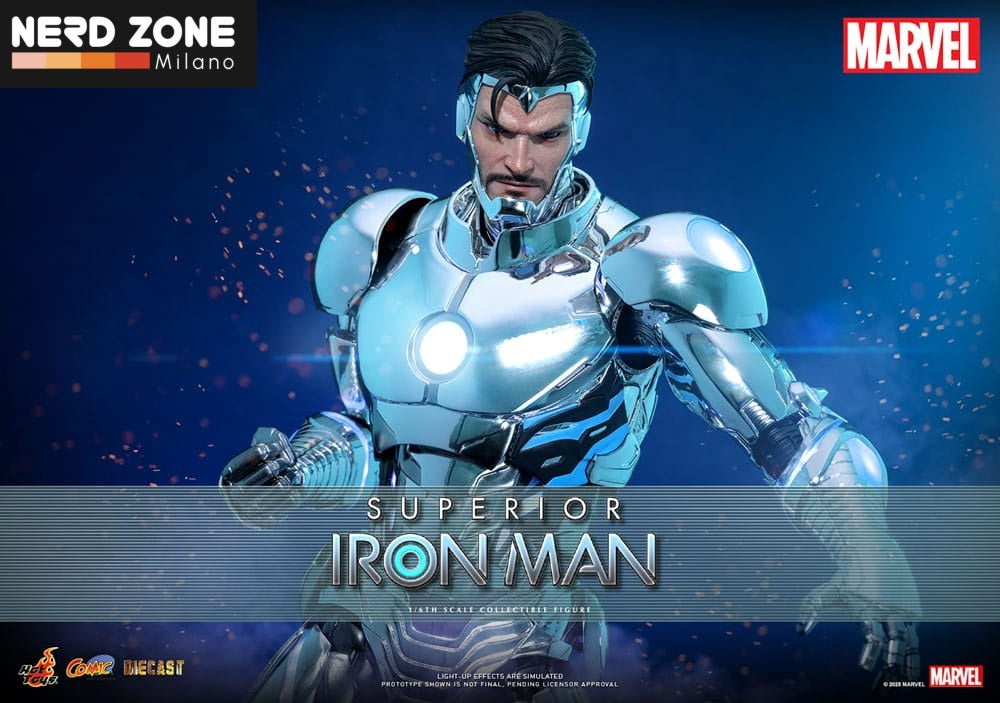 HOT TOYS - Marvel Comic Diecast Masterpiece Action Figure 1/6 Superior Iron Man 32 cm