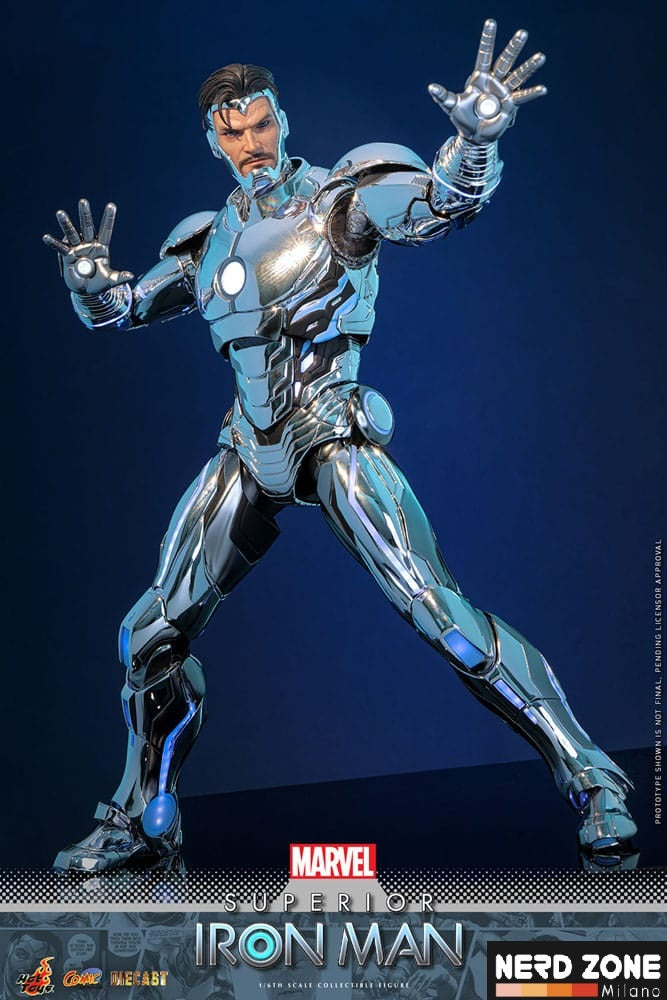 HOT TOYS - Marvel Comic Diecast Masterpiece Action Figure 1/6 Superior Iron Man 32 cm