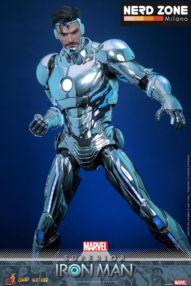 HOT TOYS - Marvel Comic Diecast Masterpiece Action Figure 1/6 Superior Iron Man 32 cm