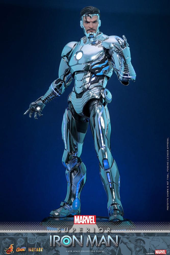 HOT TOYS - Marvel Comic Diecast Masterpiece Action Figure 1/6 Superior Iron Man 32 cm