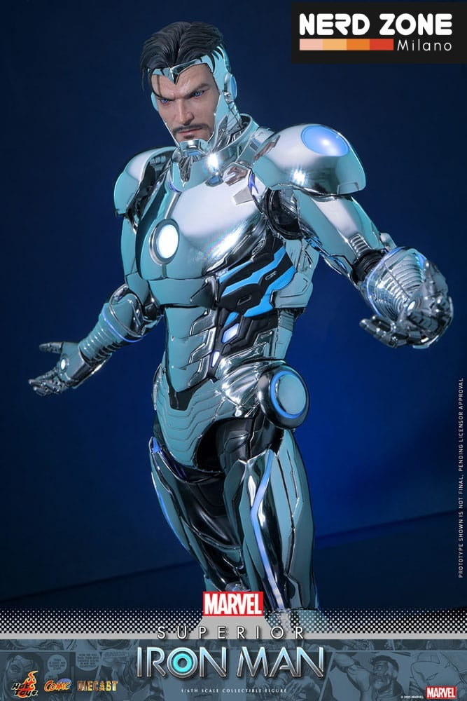 HOT TOYS - Marvel Comic Diecast Masterpiece Action Figure 1/6 Superior Iron Man 32 cm