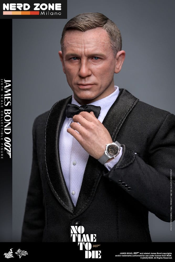 HOT TOYS - No Time to Die Movie Masterpiece Action Figure 1/6 James Bond 30 cm (MMS803)